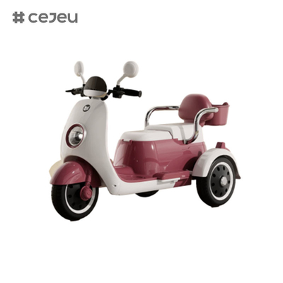 CJ-689-2 6V4 Ein-Knopf-Start/Frühschulfunktion/USB/Licht/mit Lagerkiste,Elektroauto für Kinder für Jungen und Mädchen