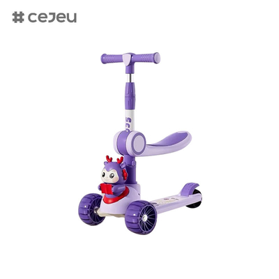 CJ-6333, mit Lichtern/Musik/großen Rädern/Doppeldeck-Chassis,Purpur/rosa/grün/blau, 4 Farboptionen,für Jungen und Mädchen