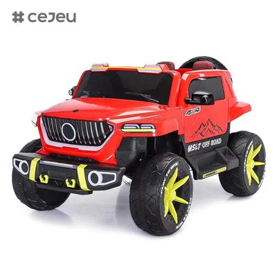 CJ-SF-5688 Neueste Große Größe 12V7Ah Große Größe Vier Motor Drive Kinder Elektroauto/Pink Farbe Zwei Geschwindigkeiten Kinder Fahren auf Offroad Auto für 5-12Jahre