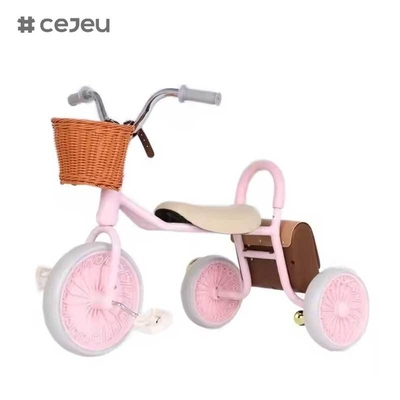 CJ-BY-02 Heißes Kinderdreirad Fahrrad Kinderdreirad Kinderwagen Anti-Überschlag-Pedal mit Schüttelpedal Dreirad