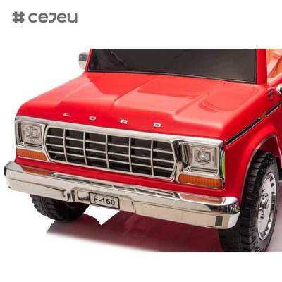 CJ-S323 F150 2025 Neueste 24V Ford F150 Fahrt auf Auto Echtes Zweisitzer Lizenz Kunststoff für Kinder 2 bis 4 Jahre alt