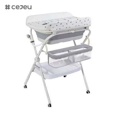 CJ-QC6605-1 All-in-One-Tisch für Neugeborene, Babysitter, Badezimmer, Waschmittel für Mobilzeuge, Windeln, Babybadezeuge, Großhandel
