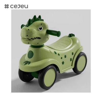 CJ-BNQ-609 Kinder-Vierrad-Spielzeugauto für Kinder Kleinkind-Kinderwagen 1-3 Jahre altes Babyauto mit Schiebe- und Schaukel-Babyauto