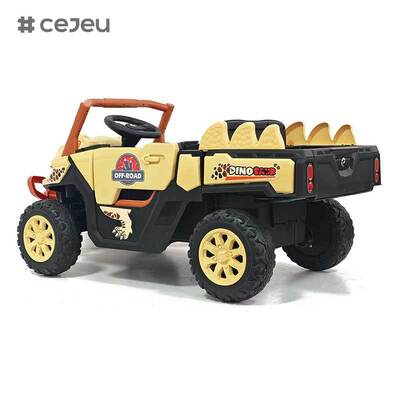 CJ-JDY-GTS3366 Kinder-Elektroauto mit Fernbedienung, 2-4 Jahre, batteriebetrieben, 12V, MP3, Kunststoff, leicht, mehrere Spielmodi