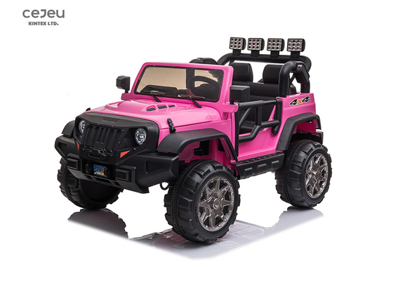Kinder EN62115 fahren auf Sitzer Toy Car Pink Power Wheels-Jeep-2 mit Musik-Spieler