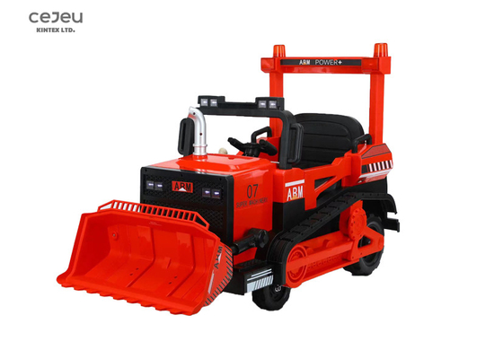 2-In-1 Toy Bulldozer Manual Forklift And Bagger Bucket
