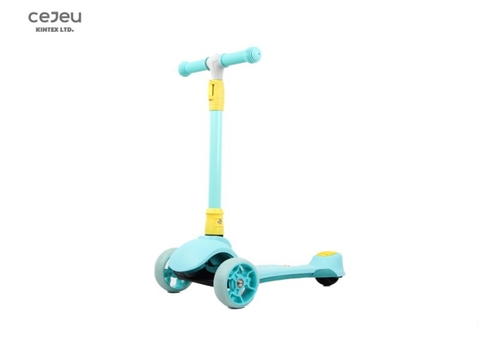 Blaue 3 Rad-Kinderroller PU mit justierbarer Höhe