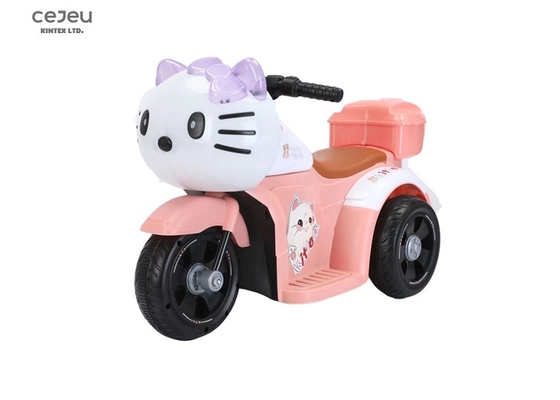 Elektrisches Motorrad-Dreirad für Kinder für Kinder, Spielzeugauto, Baby-Batterieauto, Gelb/Grün/Rosa