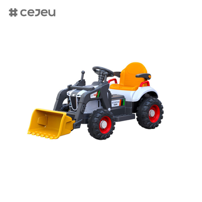 Plastikfahrt auf einem Traktor/Musik/Früherbildung Licht/Mit manueller Schubmaschine
