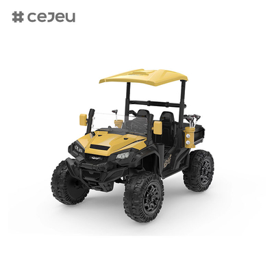 CJ-5189 12V 2-Sitzer Kinder Fahren auf UTV-Auto, 10AH Elektrofahrzeug Lkw-Auto mit 2x550W Motor, mit Spielzeug-Golfklubs