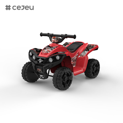 Costway 6V Kids 4-Wheeler ATV Quad Ride On Car mit Frontlicht Musik