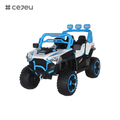 CJ-6187 12V 2-Sitzer Kinder Fahren auf UTV Auto, 4.5AH Elektrofahrzeug Lkw Auto mit 2x390W Motor,USB,MP3, Musik, Bluetooth