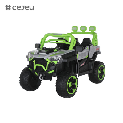 CJ-6187 12V 2-Sitzer Kinder Fahren auf UTV Auto, 4.5AH Elektrofahrzeug Lkw Auto mit 2x390W Motor,USB,MP3, Musik, Bluetooth