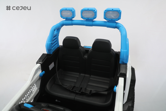 CJ-6187 12V 2-Sitzer Kinder Fahren auf UTV Auto, 4.5AH Elektrofahrzeug Lkw Auto mit 2x390W Motor,USB,MP3, Musik, Bluetooth