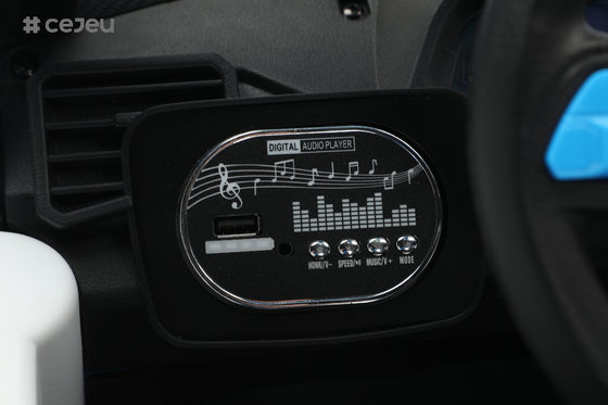 CJ-6187 12V 2-Sitzer Kinder Fahren auf UTV Auto, 4.5AH Elektrofahrzeug Lkw Auto mit 2x390W Motor,USB,MP3, Musik, Bluetooth