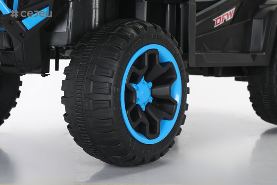 CJ-6187 12V 2-Sitzer Kinder Fahren auf UTV Auto, 4.5AH Elektrofahrzeug Lkw Auto mit 2x390W Motor,USB,MP3, Musik, Bluetooth
