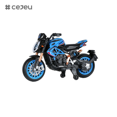 CJ-800RC Kinder Fahren auf Motorrad 3 Räder 12V Batteriebetriebene elektrische Spielzeug-Power-Bike,4.5 Batterie, Einantrieb 550