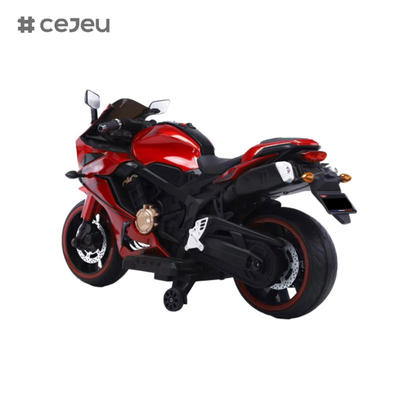 CJ-N-999 Kindermotorrad mit Einantrieb, 12V4,5AH,550 Motor, Ein-Klick-Start, geeignet für Kinder im Alter von 3-12 Jahren