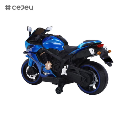 CJ-N-999 Kindermotorrad mit Einantrieb, 12V4,5AH,550 Motor, Ein-Klick-Start, geeignet für Kinder im Alter von 3-12 Jahren