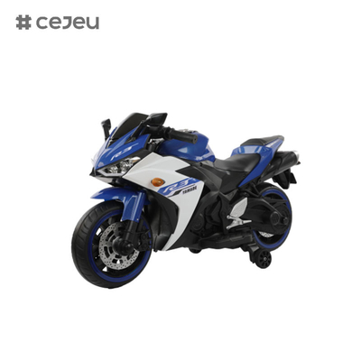 CJ-N-888 12V Motorradfahrt für Kinder, Batteriebetriebene 2-Rad-Motorrad-Spielzeug mit Bluetooth, Musik, Licht...