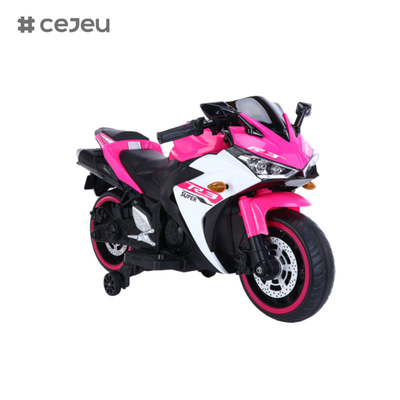 CJ-N-888 12V Motorradfahrt für Kinder, Batteriebetriebene 2-Rad-Motorrad-Spielzeug mit Bluetooth, Musik, Licht...