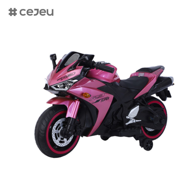 CJ-N-888 12V Motorradfahrt für Kinder, Batteriebetriebene 2-Rad-Motorrad-Spielzeug mit Bluetooth, Musik, Licht...