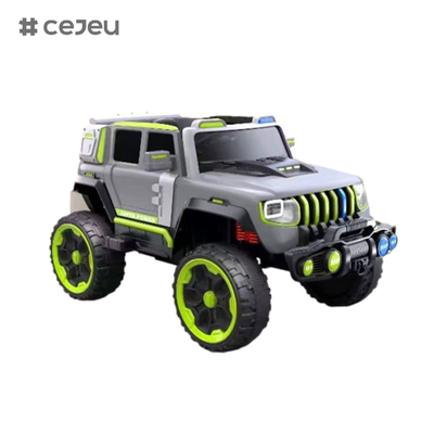 CJ-LC-6169 12V Vierantriebsjeep mit Ein-Knopf-Start, Bluetooth, USB - sicher, langlebig und lustig für Kinder