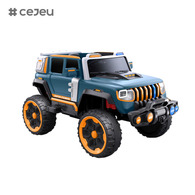 CJ-LC-6169 12V Vierantriebsjeep mit Ein-Knopf-Start, Bluetooth, USB - sicher, langlebig und lustig für Kinder