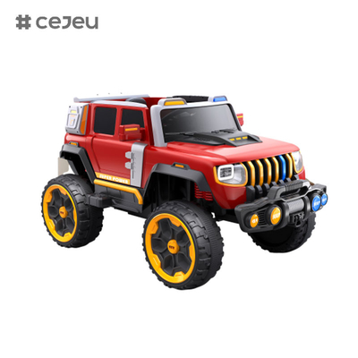 CJ-LC-6169 12V Vierantriebsjeep mit Ein-Knopf-Start, Bluetooth, USB - sicher, langlebig und lustig für Kinder