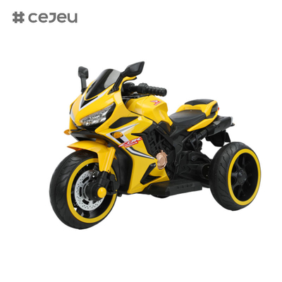 Für 3-8 Jahre alte Jungen und Mädchen 12V Motorrad, batteriebetriebenes 3-Rad-Motorrad-Spielzeug, Bluetooth, Musik, LED-Licht