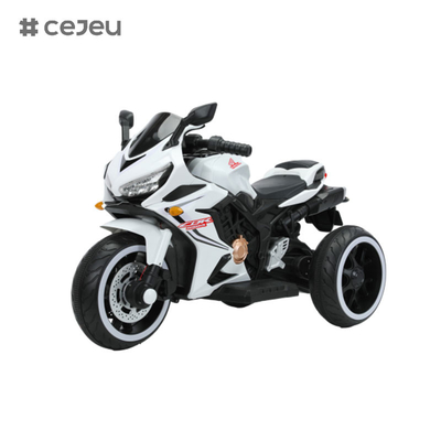 Für 3-8 Jahre alte Jungen und Mädchen 12V Motorrad, batteriebetriebenes 3-Rad-Motorrad-Spielzeug, Bluetooth, Musik, LED-Licht