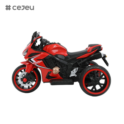 Für 3-8 Jahre alte Jungen und Mädchen 12V Motorrad, batteriebetriebenes 3-Rad-Motorrad-Spielzeug, Bluetooth, Musik, LED-Licht