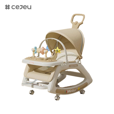 Für Jungen und Mädchen, CJ-718-3, beruhigender Stuhl, Baby-Artefakt, 3 in 1, Schaukelmuster Hochstuhlmuster Festmuster