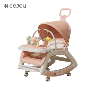 Für Jungen und Mädchen, CJ-718-3, beruhigender Stuhl, Baby-Artefakt, 3 in 1, Schaukelmuster Hochstuhlmuster Festmuster