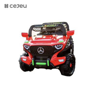 CJ-2023 6V Seater Kinder Fahren auf UTV Auto, 4.5AH Elektrofahrzeug Lkw Auto mit 2x380 Motor, 2.4G RC,Für Jungen und Mädchen