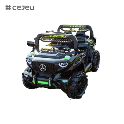 CJ-2023 6V Seater Kinder Fahren auf UTV Auto, 4.5AH Elektrofahrzeug Lkw Auto mit 2x380 Motor, 2.4G RC,Für Jungen und Mädchen