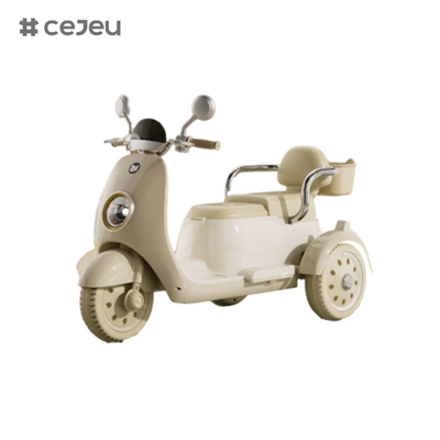 CJ-689-2 6V4 Ein-Knopf-Start/Frühschulfunktion/USB/Licht/mit Lagerkiste,Elektroauto für Kinder für Jungen und Mädchen