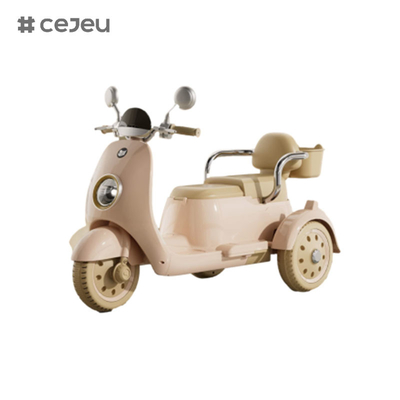 CJ-689-2 6V4 Ein-Knopf-Start/Frühschulfunktion/USB/Licht/mit Lagerkiste,Elektroauto für Kinder für Jungen und Mädchen
