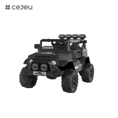 CJ2122 Doppeltür offen, 6V4AH* 1,390 #*1, mit 2.4G RC, Lichter, Einschaltknopfstart, Musik, USB, Bluetooth, Frühschulbildung