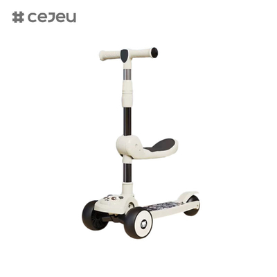 CJ-E300-8, mit Sitzkissen, Lichter, Musik, Griff kann angepasst werden 68-85cm, Kinder unterschiedlicher Größe können spielen