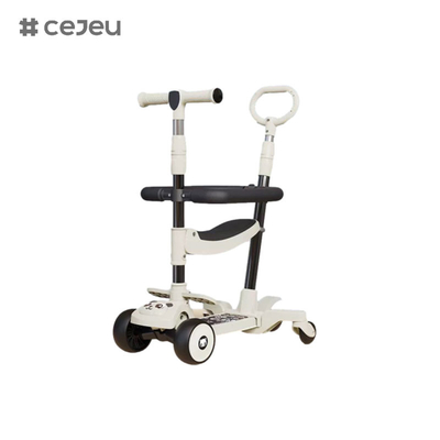 CJ-E300-10, mit Sitzkissen, Lichter, Musik, Druckgriffe, kann 68-85 cm angepasst werden, lassen Sie das Kind die Höhe jederzeit anpassen