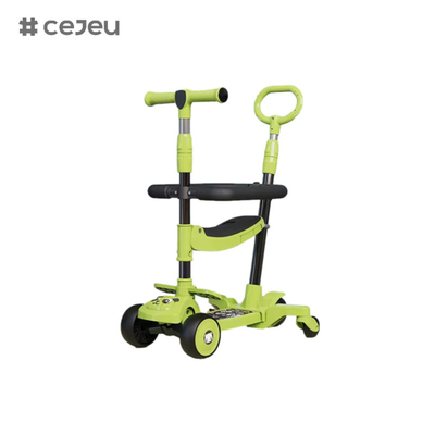 CJ-E300-10, mit Sitzkissen, Lichter, Musik, Druckgriffe, kann 68-85 cm angepasst werden, lassen Sie das Kind die Höhe jederzeit anpassen