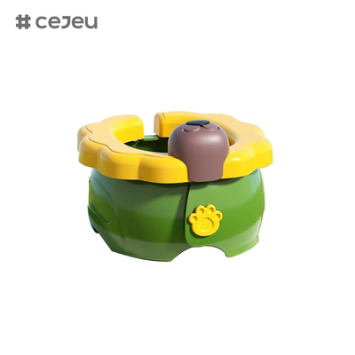 CJ-6901Kinder gehen aus Klapptoilette für Jungen und Mädchen Babyauto Notfalltoilette, blau grün gelb 3 Farben erhältlich