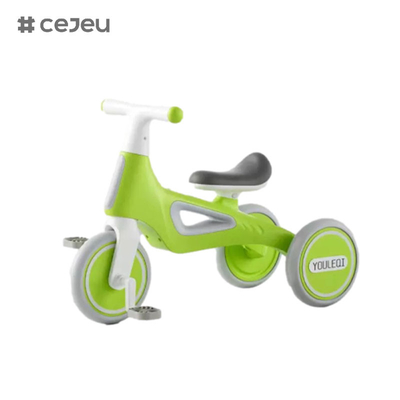 CJ-A066, mit Licht/Musik, Kindertreirad, rosa/grün/gelb, drei Farben, ein schönes Geschenk für Jungen und Mädchen