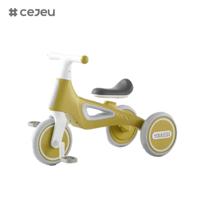 CJ-A066, mit Licht/Musik, Kindertreirad, rosa/grün/gelb, drei Farben, ein schönes Geschenk für Jungen und Mädchen