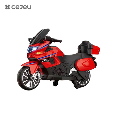 CJ-R125 Elektromotorräder, 12V7/550*2, Musikmodulation für Frühkindheit Bluetooth Ein-Klick-Bremse Rad*2
