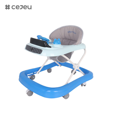 CJ-1166, Babywalker,Musik 3 Höhenregelung Schweigrad*6 Kissen: Leinen Ein-Klick-Faltbarkeit