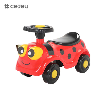 CJ-102, Kinder-Twist-Auto 1-3 Jahre alt Baby-Scooter Musikbeleuchtung Vierräder Anti-Rollover, mit Lichtern / Musik Boden