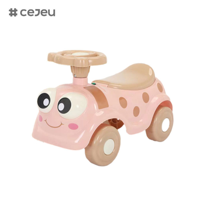 CJ-102, Kinder-Twist-Auto 1-3 Jahre alt Baby-Scooter Musikbeleuchtung Vierräder Anti-Rollover, mit Lichtern / Musik Boden
