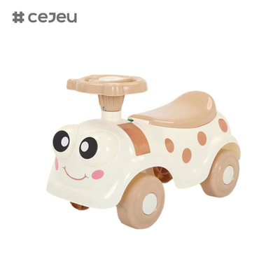 CJ-102, Kinder-Twist-Auto 1-3 Jahre alt Baby-Scooter Musikbeleuchtung Vierräder Anti-Rollover, mit Lichtern / Musik Boden